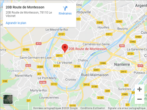 Map localisation cabinet Le Chêne et Associés